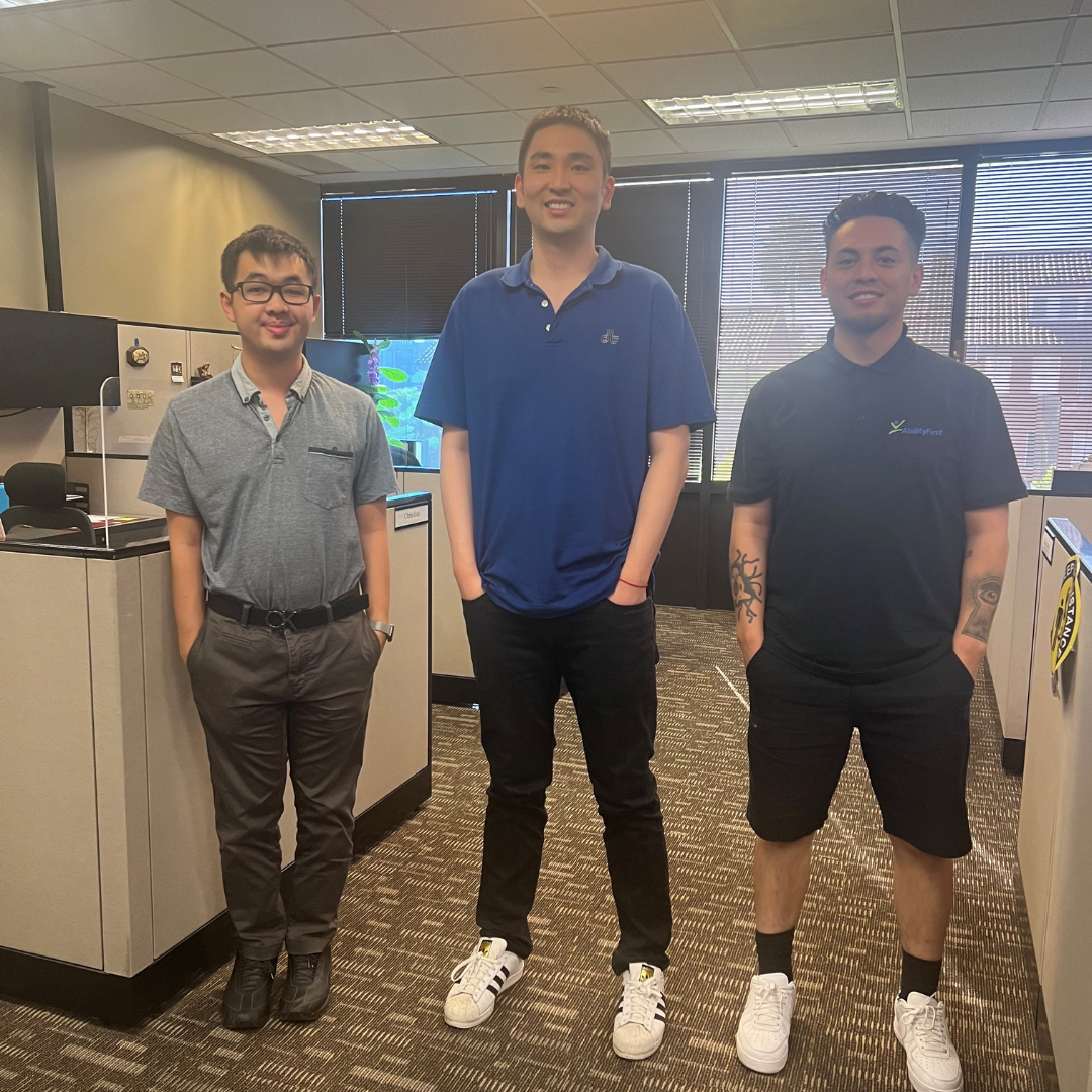 Kelvin, Chris and Brandon