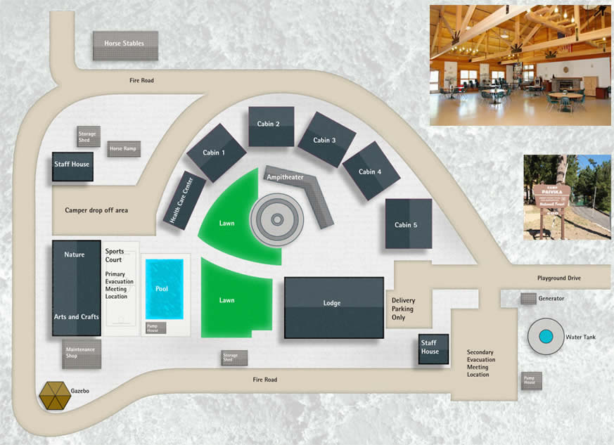 Camp Paivika facilities